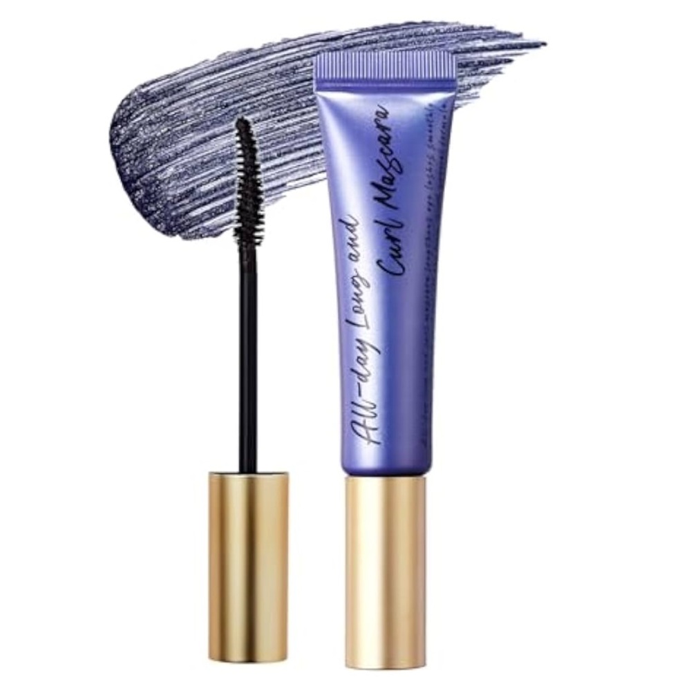 Milk Touch All Day Long and Curl mascara in midnight blue